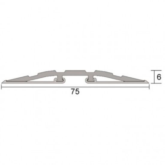 IS4010 - 6mm High  Flat Threshold 75mm Wide