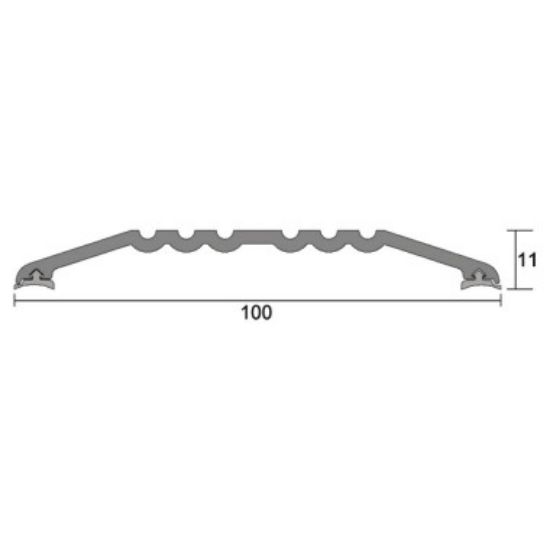 IS4035 - 11mm High Flat Threshold 100mm Wide