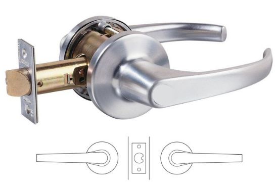 931SC Passage Lever Set