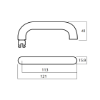 5904/70SC Narrow Rnd Plate Furn - Int Plate