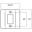 SP8530-253SC; 8530 Series Double Angle Strike TP