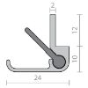 RP16si Astragal Seal