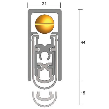 IS8520si Automatic Door Bottom Seal