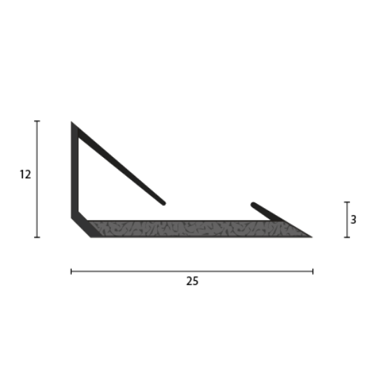 ISKG2512BW Intumescent Seal