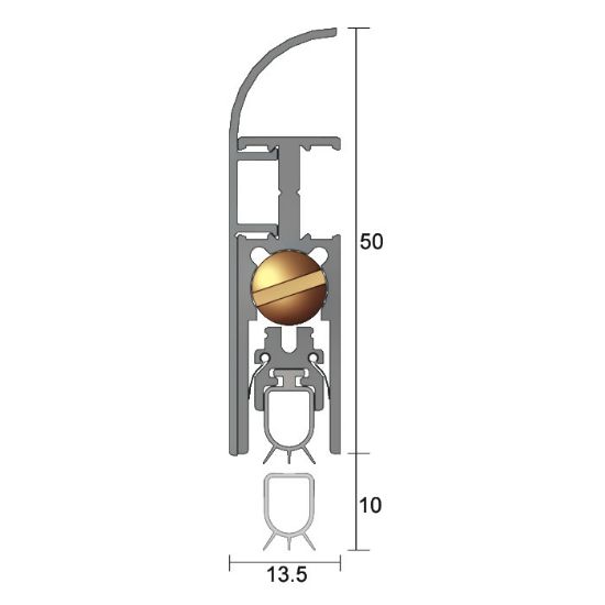 IS8036si Automatic Door Bottom Seal