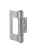 A117 Aluminium Hinge Satin Natural Anodised