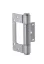 A117 Aluminium Hinge Satin Natural Anodised