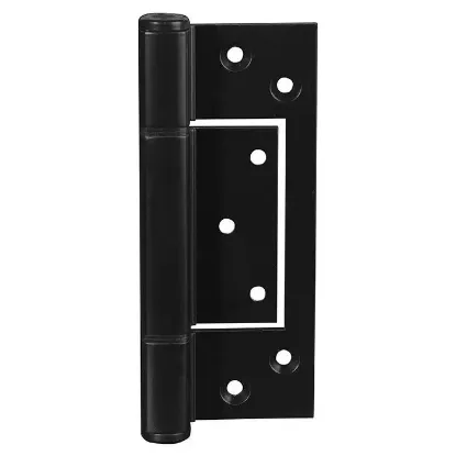 McCallum A105 Aluminium Heavy Duty Interfold Hinge - Black - 130x39x3.4mm