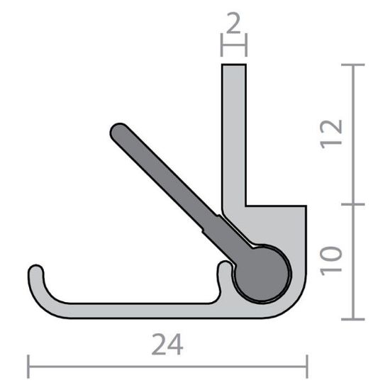 Picture of RP16si Astragal Seal