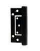 A117 Aluminium Hinge Powdercoated, Satin Black